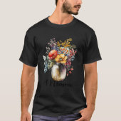 Vase Of Flowers Memom T-shirt (Voorkant)