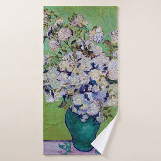 Vase of Rozen, Vincent van Gogh Badhanddoek (Badhanddoek)