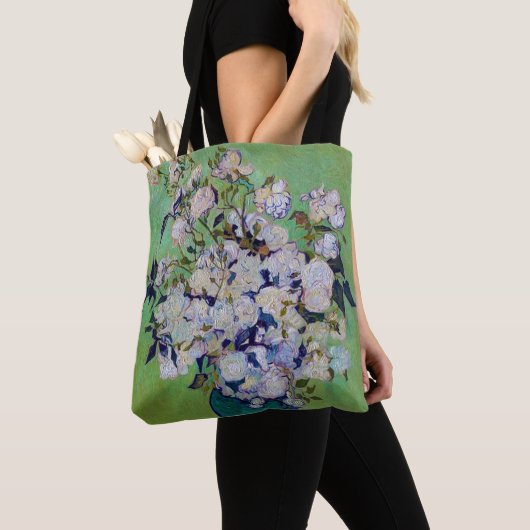 Vase of Rozen, Vincent van Gogh Tote Bag (Dichtbij)