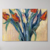Vase Tulpen - Claude Monet Poster (Voorkant)