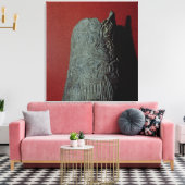 Vase uit Uruk 3rd millennium BC Canvas Afdruk (Insitu (Woonkamer))