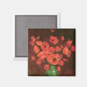 Vase van bloemen 2 magneet (Voorkant / Achterkant)
