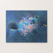 Vase van Bloemen (Blauw die teruggeven), Odilon Re Legpuzzel (Horizontaal)