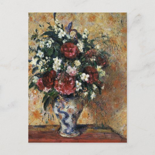 Vase van bloemen briefkaart (Voorkant)