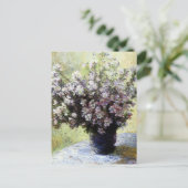 Vase van bloemen briefkaart (Staand voorkant)