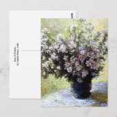 Vase van bloemen briefkaart (Voorkant / Achterkant)