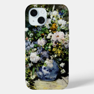 Vase van bloemen iPhone 15 case