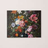 Vase van bloemen. Creator Jan Davidsz de Heem. Legpuzzel (Horizontaal)