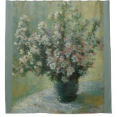 Vase van bloemen door Claude Monet Douchegordijn (Voorkant)