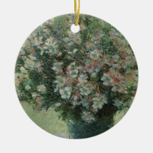 Vase van bloemen door Claude Monet Keramisch Ornament