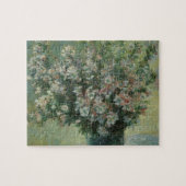 Vase van bloemen door Claude Monet Legpuzzel (Horizontaal)