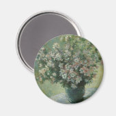 Vase van bloemen door Claude Monet Magneet (Voorkant / Achterkant)