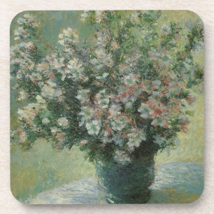 Vase van bloemen door Claude Monet Onderzetter
