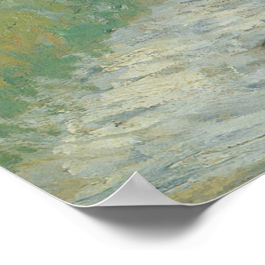 Vase van bloemen door Claude Monet Poster (Hoek)