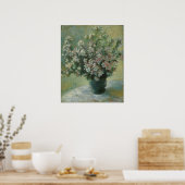 Vase van bloemen door Claude Monet Poster (Keuken)