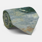 Vase van bloemen door Claude Monet Stropdas (Opgerold)