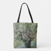 Vase van bloemen door Claude Monet Tote Bag (Achterkant)