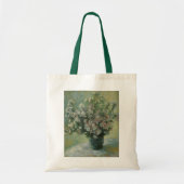 Vase van bloemen door Claude Monet Tote Bag (Voorkant)