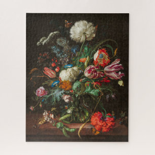 Vase van bloemen door Jan Davidsz de Heem Legpuzzel