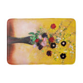 Vase van bloemen door Odilon Redon Badmat (Voorkant)
