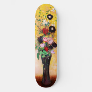 Vase van bloemen door Odilon Redon Persoonlijk Skateboard