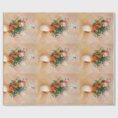 Vase van bloemen door Redon Post-Impressionist Cadeaupapier (Vlak)