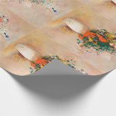 Vase van bloemen door Redon Post-Impressionist Cadeaupapier (Hoek)