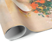 Vase van bloemen door Redon Post-Impressionist Cadeaupapier (Rol Hoek)