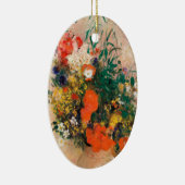 Vase van bloemen door Redon Post-Impressionist Keramisch Ornament (Rechts)