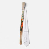 Vase van bloemen door Redon Post-Impressionist Stropdas (Achterkant)