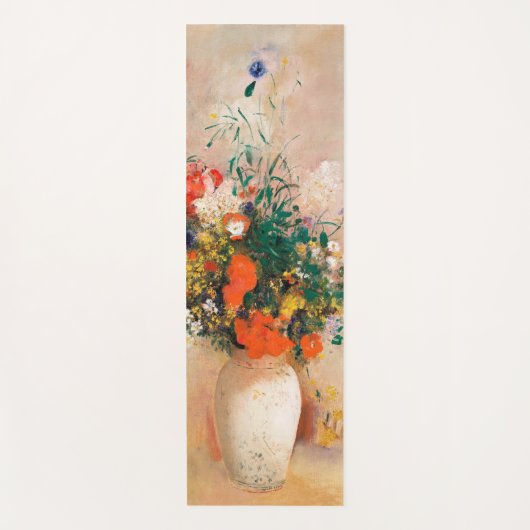 Vase van bloemen door Redon Post-Impressionist Yogamat (Voorkant)