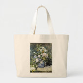 Vase van bloemen grote tote bag (Voorkant)