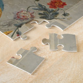 Vase van Bloemen in een Niche Legpuzzel (Zijkant)