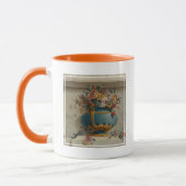 Vase van Bloemen in een Niche Mok (Links)