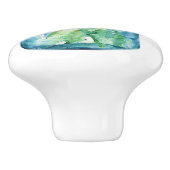 Vase van bloemen keramische dragerknoppen knop (Zijkant)