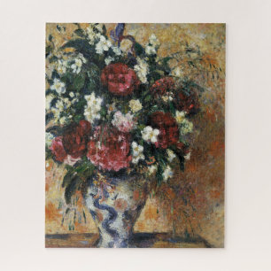 Vase van bloemen legpuzzel