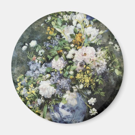 Vase van bloemen magneet (Voorkant)