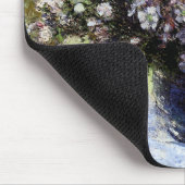 Vase van bloemen muismat (Hoek)