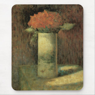 Vase van bloemen muismat