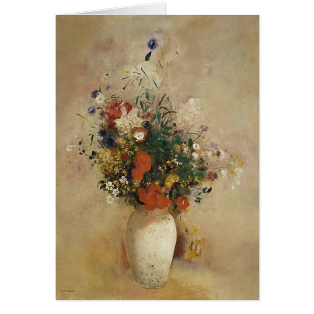 Vase van bloemen, Odilon Redon Fine Art (Voorkant)
