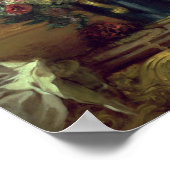 Vase van Bloemen op een Console, 1848-49 Poster (Hoek)