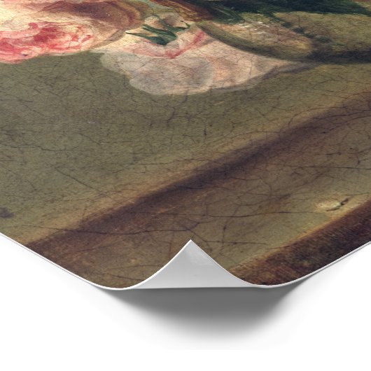 Vase van bloemen poster (Hoek)