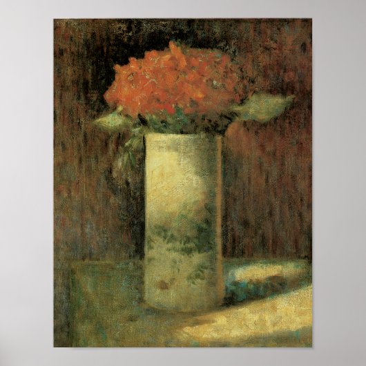 Vase van bloemen poster (Voorkant)