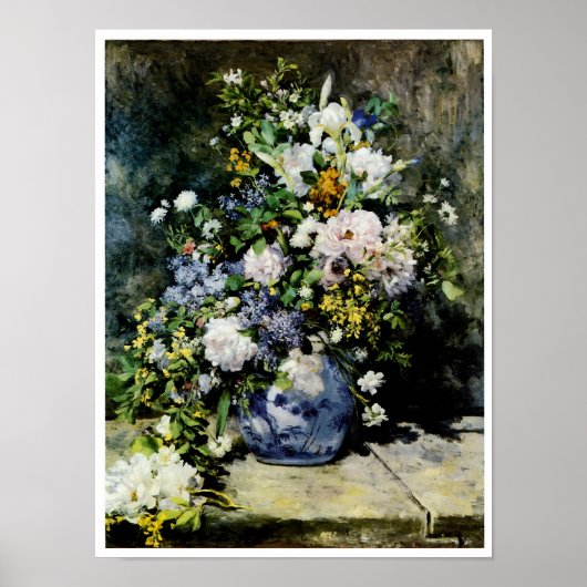 Vase van bloemen poster (Voorkant)