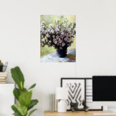 Vase van bloemen poster (Thuiskantoor)