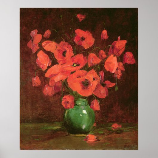 Vase van bloemen poster (Voorkant)