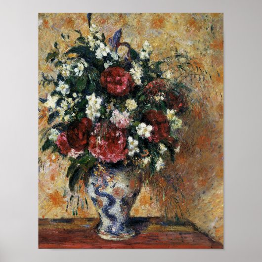 Vase van bloemen poster (Voorkant)