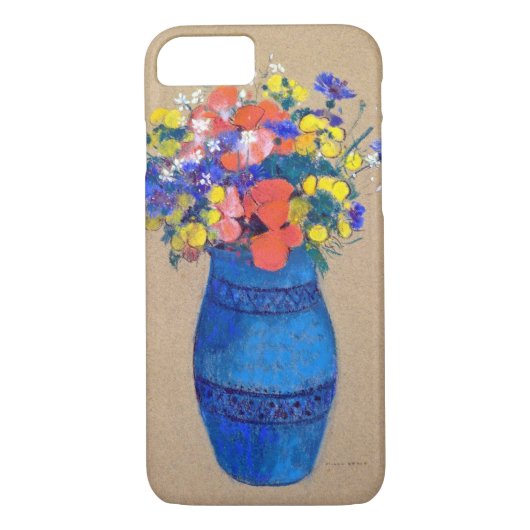 Vase van bloemen, Redon Case-Mate iPhone Case (Achterkant)