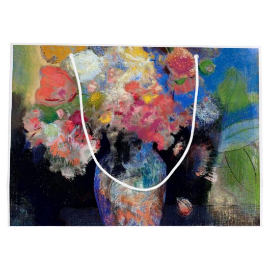 Vase van bloemen, Redon Groot Cadeauzakje (Achterkant)