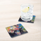 Vase van bloemen, Redon Kartonnen Onderzetters (Insitu)